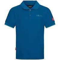 TROLLKIDS Kid's Bergen Polo XT Maglia polo Bambini (92, blu)