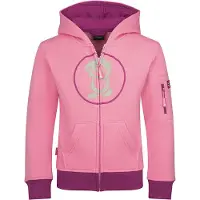 TROLLKIDS Kids Sortland Jacket Felpa con cappuccio Bambini (110, fuchsia)