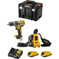 DeWalt Kit DWK212 (DCD796 + DWH161 + 2 x 2,0 Ah + DCB107 + TSTAK VI)