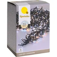 Spetebo Ciuffi di luci fiabesche 2016 LED - LED bianco freddo e caldo / 14,6 m