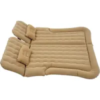 StarTech.com Materasso gonfiabile SUV - Materasso gonfiabile per auto - Portata 300 kg - 174×126 cm - PVC floccato - Rettangolare - Pompa 12V 75W - Beige