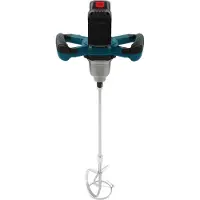 StarTech.com Miscelatore a batteria per calcestruzzo e malta - Miscelatore manuale - Potenza 1200 W - Motore senza spazzole - Sei velocità - Blu
