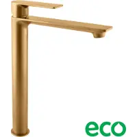 RAV NIL - Miscelatore per lavabo alto senza scarico, Oro - spazzolato NL130.0ZK, Slezák