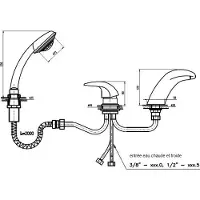 RAV Rubinetto per vasca, Colore: Oro, Dimensioni: 1/2'' (D471.5YZ)