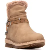 Refresh per donna. 17325003-BEIGE 173250 stivaletti beige (41), 3 a 5cm, Cerniera, Casual