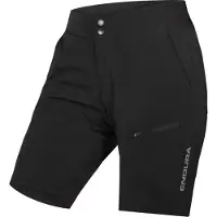 Endura Women's Hummvee Lite Shorts with Liner Pantaloni da ciclismo Donna (M, nero)