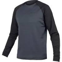 Endura Singletrack Fleece Maglietta da ciclismo Uomo (XL, blu)