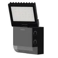 Theben Applique da esterni LED theLeda S8-100, nero, sensore