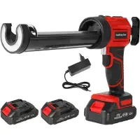 OEM Pistola sigillante elettrica, design senza fili, livelli di velocità regolabili, con 2 batterie