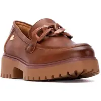 Xti per donna. 14449103-CAMEL Mocassini 144491 marrone (37), 3 a 5cm, Nessuno, Casual, Classico