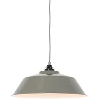 Mexlite Lampada a sospensione Nove, verde, interno bianco, metallo, E27