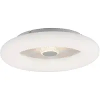 JUST LIGHT Plafoniera LED Vertigo, CCT, bianco, Ø 50 cm