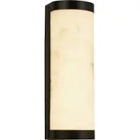 Searchlight Applique a LED Nile, altezza 25 cm, nero, acciaio, IP44