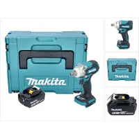 Makita Avvitatore a impulsi a batteria DTW 301 G1J 18 V 330 Nm 1/2" senza spazzole + 1x batteria ricaricabile 6,0 Ah + Makpac - senza caricabatteria
