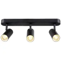 SLV Faretto da soffitto LED Noblo, 2.700 K, nero, lunghezza 40 cm
