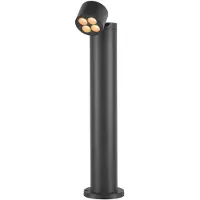 SLV Lampione a LED R-Cube 70, antracite, alluminio, altezza 70 cm