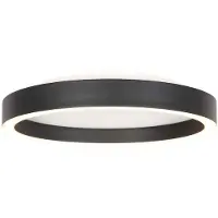 Steinhauer Plafone LED Ringlux, nero, Ø 40 cm, metallo, 2.700 K