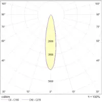 Maytoni faretto LED a binario 3000K 6W, bianco
