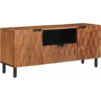 Syfax Mobile TV con cassetto Finitura Marrone Acacia 105 x 33 x 46 cm
