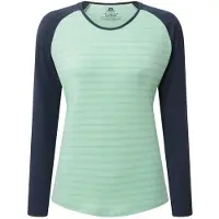 Mountain Equipment Women's Redline L/S Tee Maglia a manica lunga Donna (38, verde)