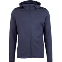 Heber Peak Merino210 EvergreenHe. Zip Hoody Maglia con zip e cappuccio Uomo (S, blu)