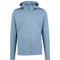Heber Peak Merino210 EvergreenHe. Zip Hoody Maglia con zip e cappuccio Uomo (5XL, blu)