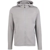 Heber Peak Merino210 EvergreenHe. Zip Hoody Maglia con zip e cappuccio Uomo (4XL, grigio)
