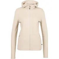 Heber Peak Women's Merino210 EvergreenHe. Zip Hoody Maglia con zip e cappuccio Donna (XS, beige)