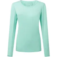 Mountain Equipment Women's Tempi L/S Tee Maglia funzionale Donna (34, turchese)