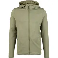 Heber Peak Merino210 EvergreenHe. Zip Hoody Maglia con zip e cappuccio Uomo (M, olivia)
