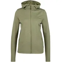 Heber Peak Women's Merino210 EvergreenHe. Zip Hoody Maglia con zip e cappuccio Donna (XXL, olivia)