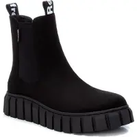 Refresh per donna. 17024902-NEGRO Stivaletti 170249 neri (38), Nero, Basso, 1 a 3 cm, Cerniera, Casual