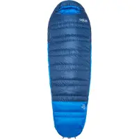 Rab Ascent -12C / 10F Sacco a pelo in piuma (Regular - Body Size: 185 cm, blu)
