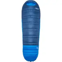 Rab - Sacco a pelo da bivacco/trekking - Ascent -6C / 20F Tempest Blue/Maya Blue - Taglia Sinistra