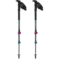 Guidetti - Bastoncini da escursionismo in alluminio - T3 Light Perle in Alluminio - Nero