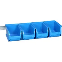 Allit 457072 Set di contenitori aperti ProfiPlus 3/5 blu