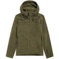 Bergans Hareid Fleece Hood Jacket Giacca in pile Uomo (XL, olivia)