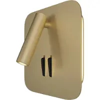 Maytoni los 176 applique LED 3.000K, angolare, oro