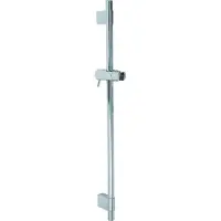 Novaservis Supporto scorrevole per doccia , interamente in metallo cromato, modello RAIL505.0