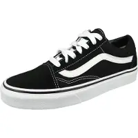 Vans - Scarpe da skate basse - Old Skool Black/White per Uomo - Taglia 42,5 - Nero
