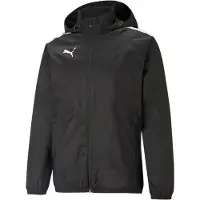 Puma Giacca sportiva 'teamLIGA' nero / bianco