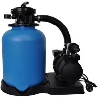 Oku Obermaier Sistema di filtraggio a sabbia ECO Ø 500 mm con pompa SPS-585 12m³/h fino a 65 m³ di piscina
