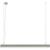 Arcchio Lampada LED a sospensione da ufficio Susi, argento, 120 cm, 4000K, DALI