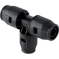 Geberit Raccordo a T GE PushFit, PVDF, ridotto, 90 gradi, d25x25x20 mm, 1 pz.