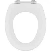 Ideal standard Contour 21 Siège de WC anneau avec charnière à tige, blanc, K792801, K792801