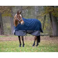 Ekkia Tappeto Equithème Tyrex 600D 0g - blu navy/grigio