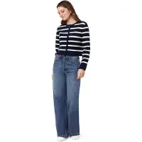 Scotch & Soda Sweater Maritime Blue/sugar Swizzle Taglia: XL | Cardigan Outlet | Donna | Blu
