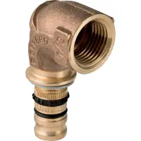 Geberit Mepla Übergangswinkel Rotguss, mit Innengewinde 26mmx3/4