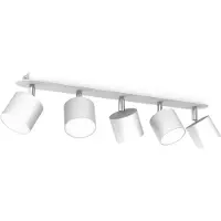 Eko-Light Faretto da soffitto Cloudy a 5 luci bianco