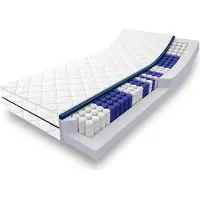 Sleezzze Materasso a molle insacchettate Sleezzz Superior 90 x 200 cm, altezza 18 cm, livello di rigidità H3